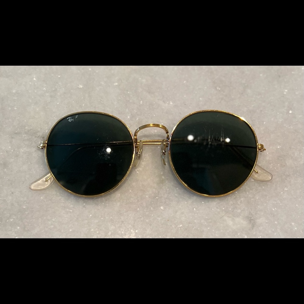 Ray-Ban Authentic Vintage Round Gold/Tint Sunglasses